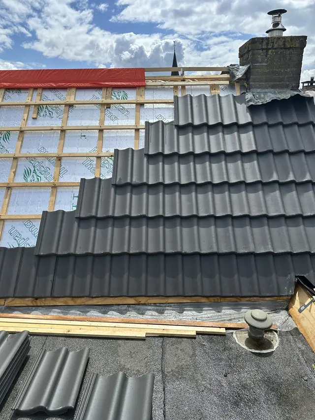Dak vernieuwd met nieuwe pannen en dakraam, foto 8 van 27