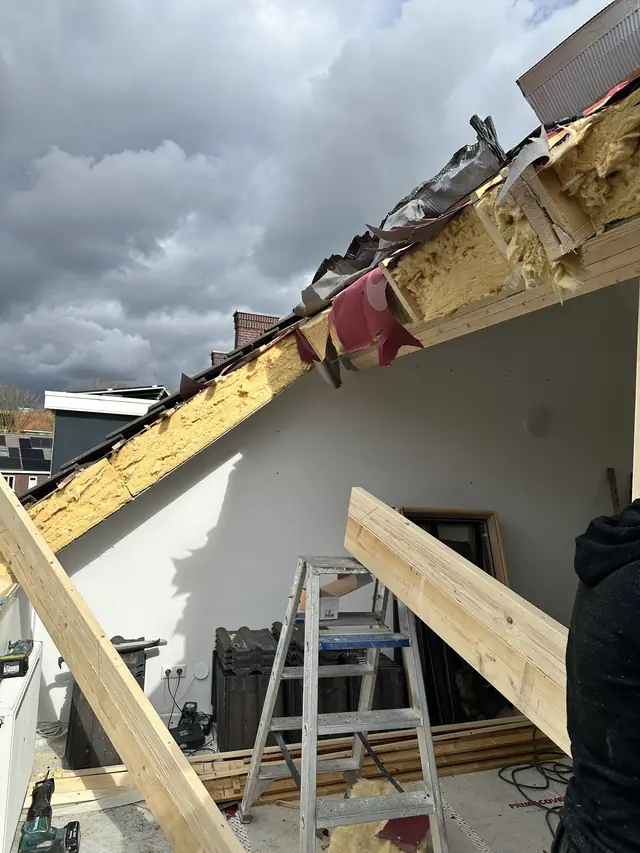 Prefab dakkapel, met de kraan geplaatst, foto 9 van 14