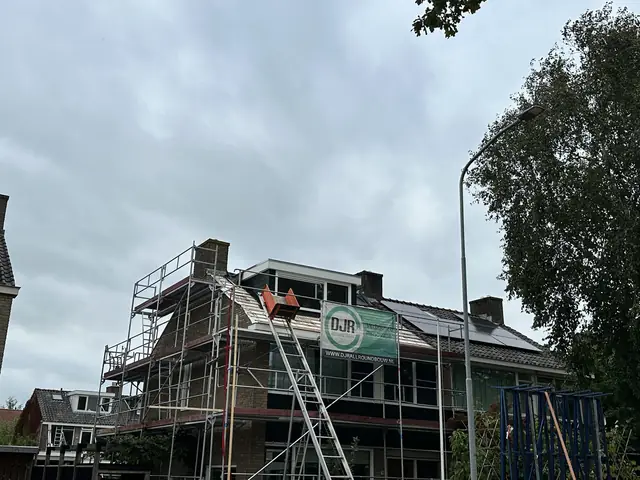 Prefab dakkapellen met groene gevelbekleding, foto 3 van 10