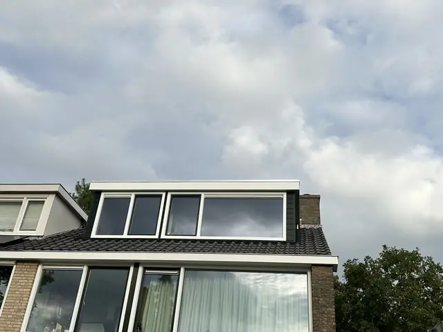 Prefab dakkapellen met groene gevelbekleding, foto 7 van 10